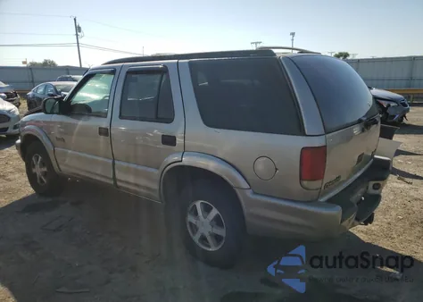 2000 Oldsmobile Bravada из США, поврежденный, VIN 1GHDT13W8Y2215439